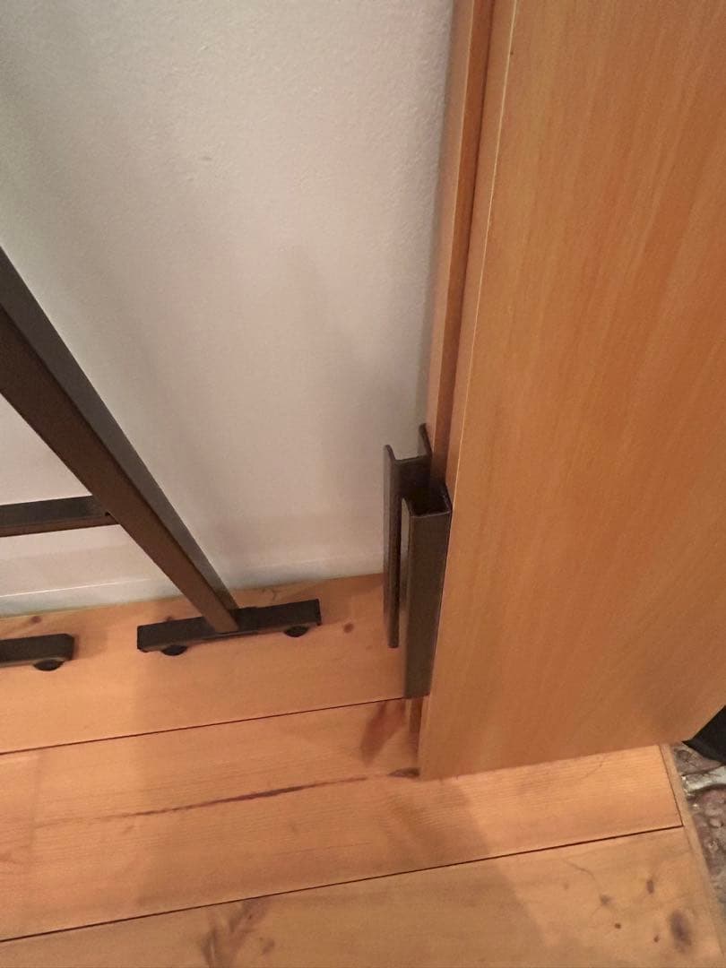 突っ張り式　洗濯機棚 ランドリーラック バスケットタイプ 2段