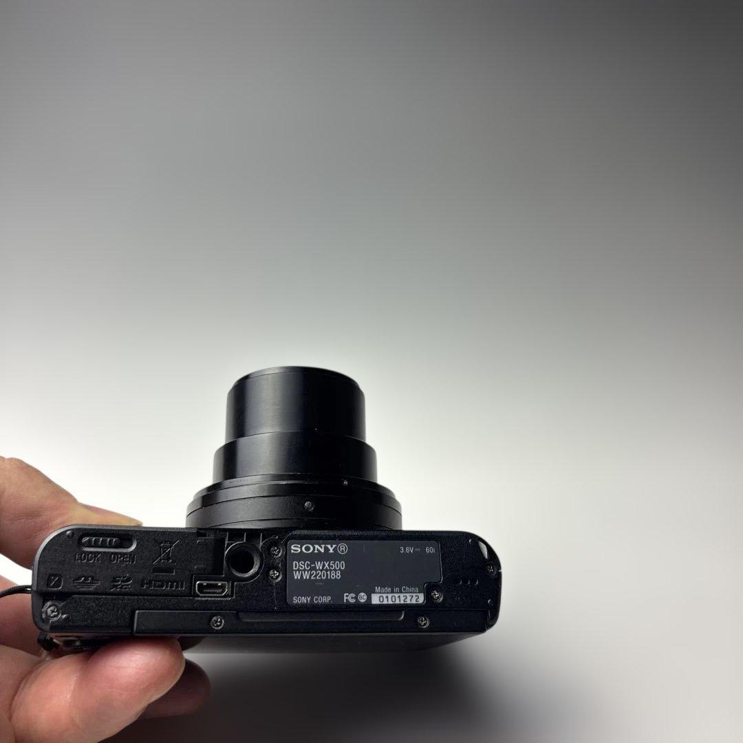 【ジャンク品】ソニーSONYCyber-shotDSC-WX500ブラック