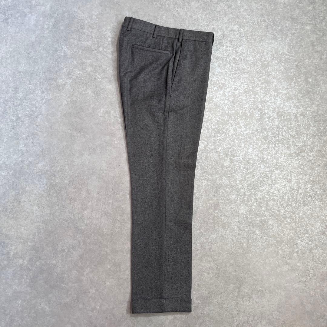 【極美品】INCOTEX インコテックス ウールサキソニースラックスパンツ 48