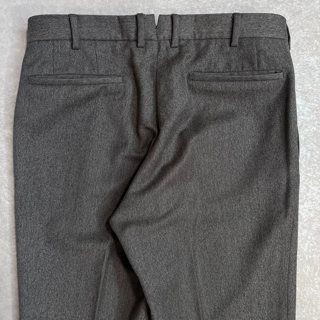 【極美品】INCOTEX インコテックス ウールサキソニースラックスパンツ 48