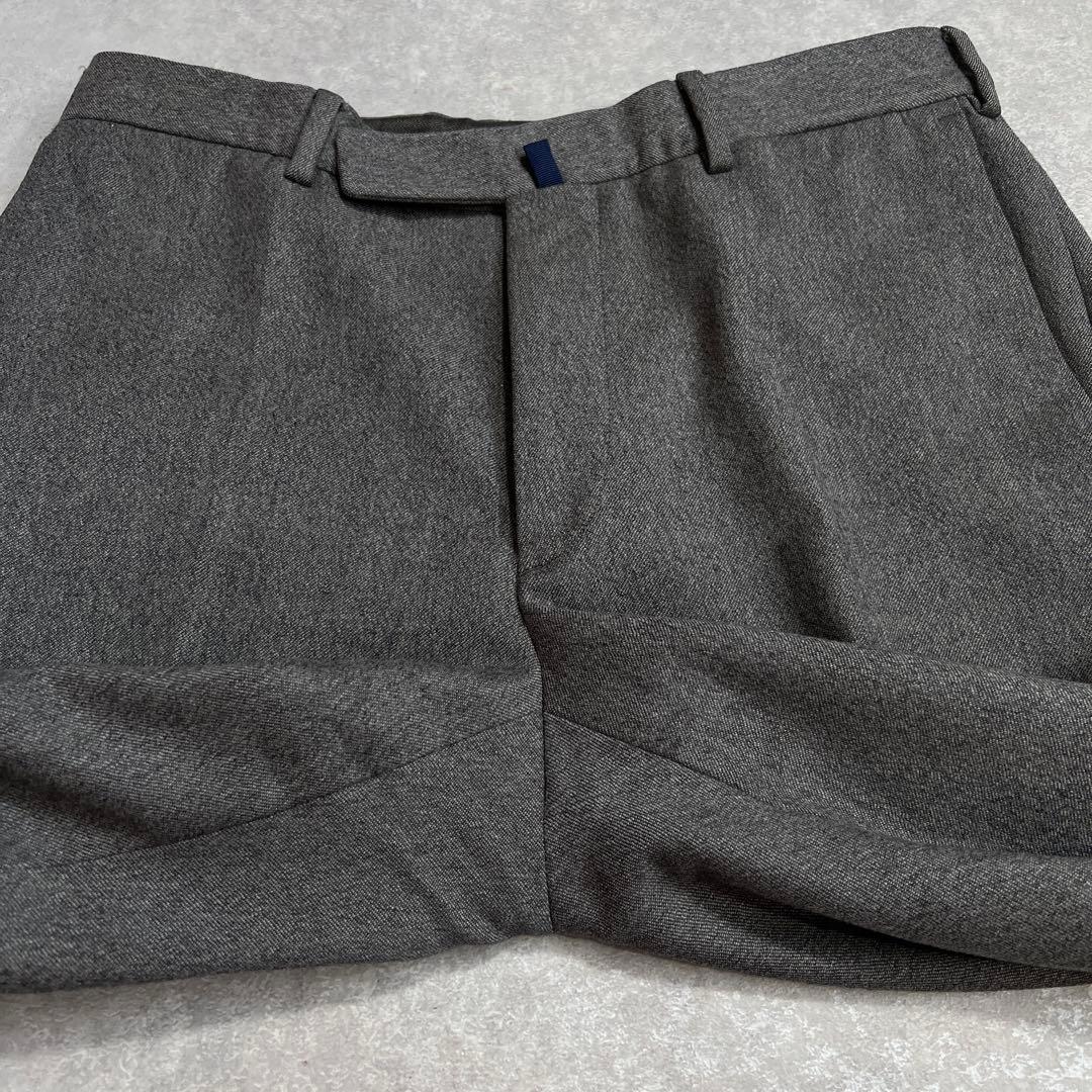 【極美品】INCOTEX インコテックス ウールサキソニースラックスパンツ 48