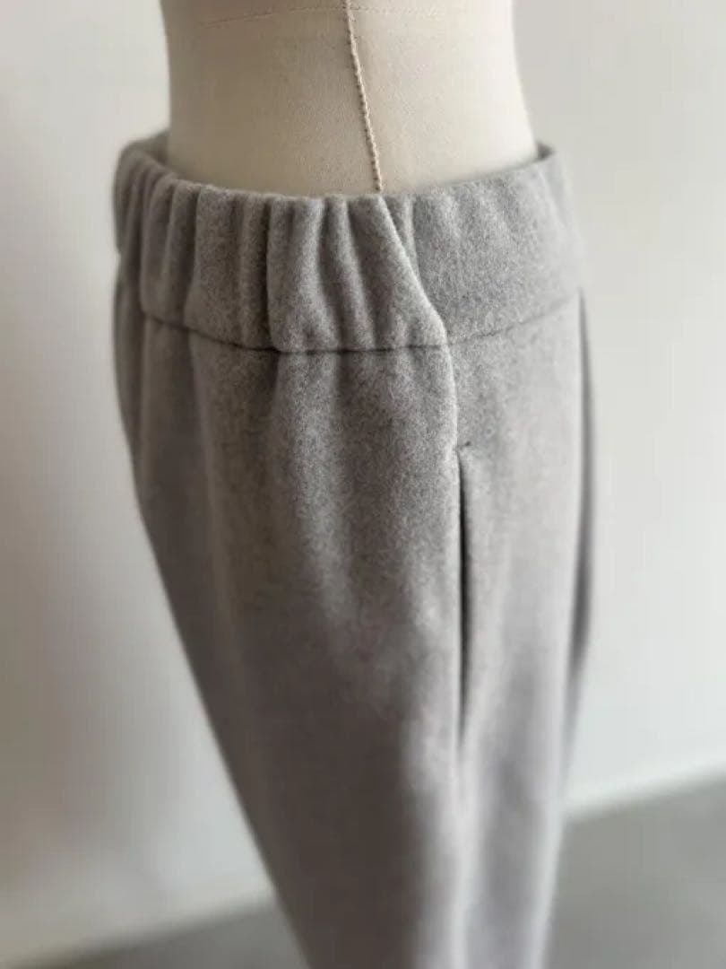JULYNINE ふわもちパンツ　グレー　34