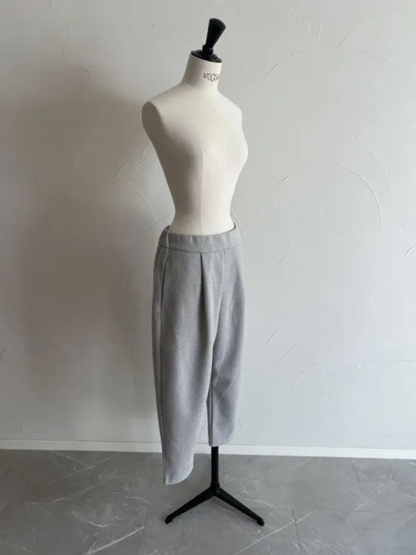 JULYNINE ふわもちパンツ　グレー　34