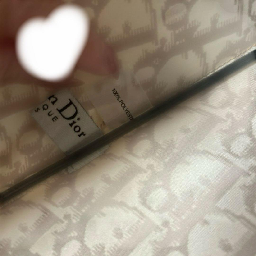 花柄 長傘 ブラウン　クリスチャンディオール　Christian Dior