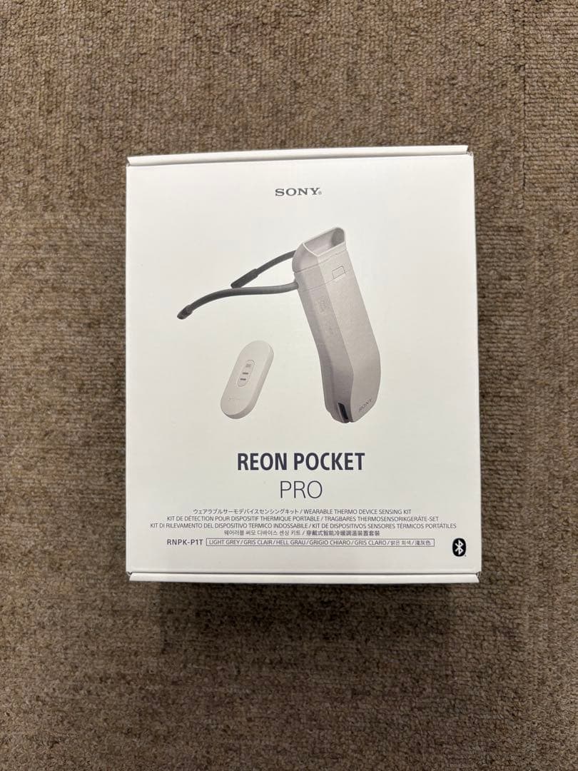 新品同様 SONY REON POCKET PROセンシングキット 納品書付き