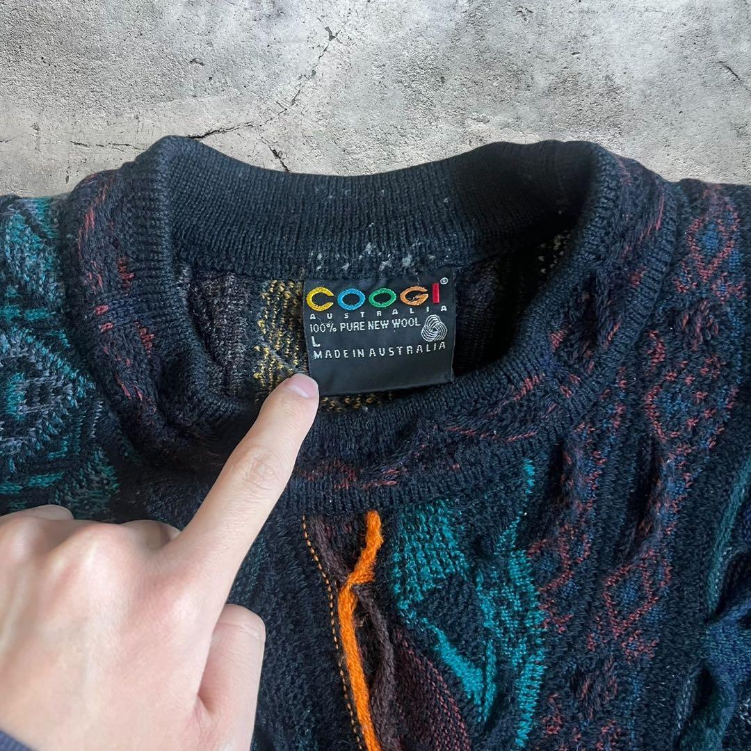 トップス COOGI heavy weight 3D knit good color