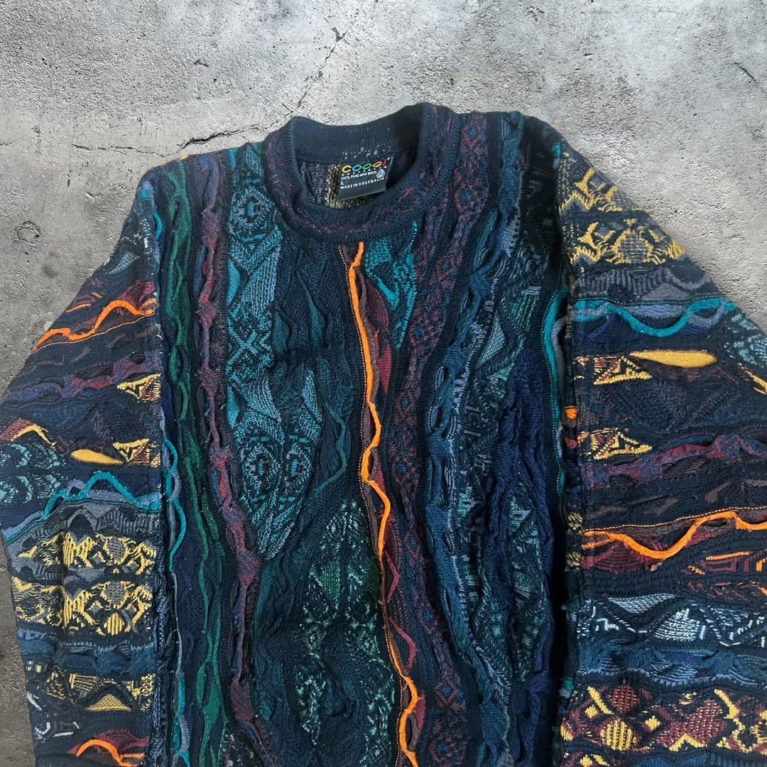 トップス COOGI heavy weight 3D knit good color