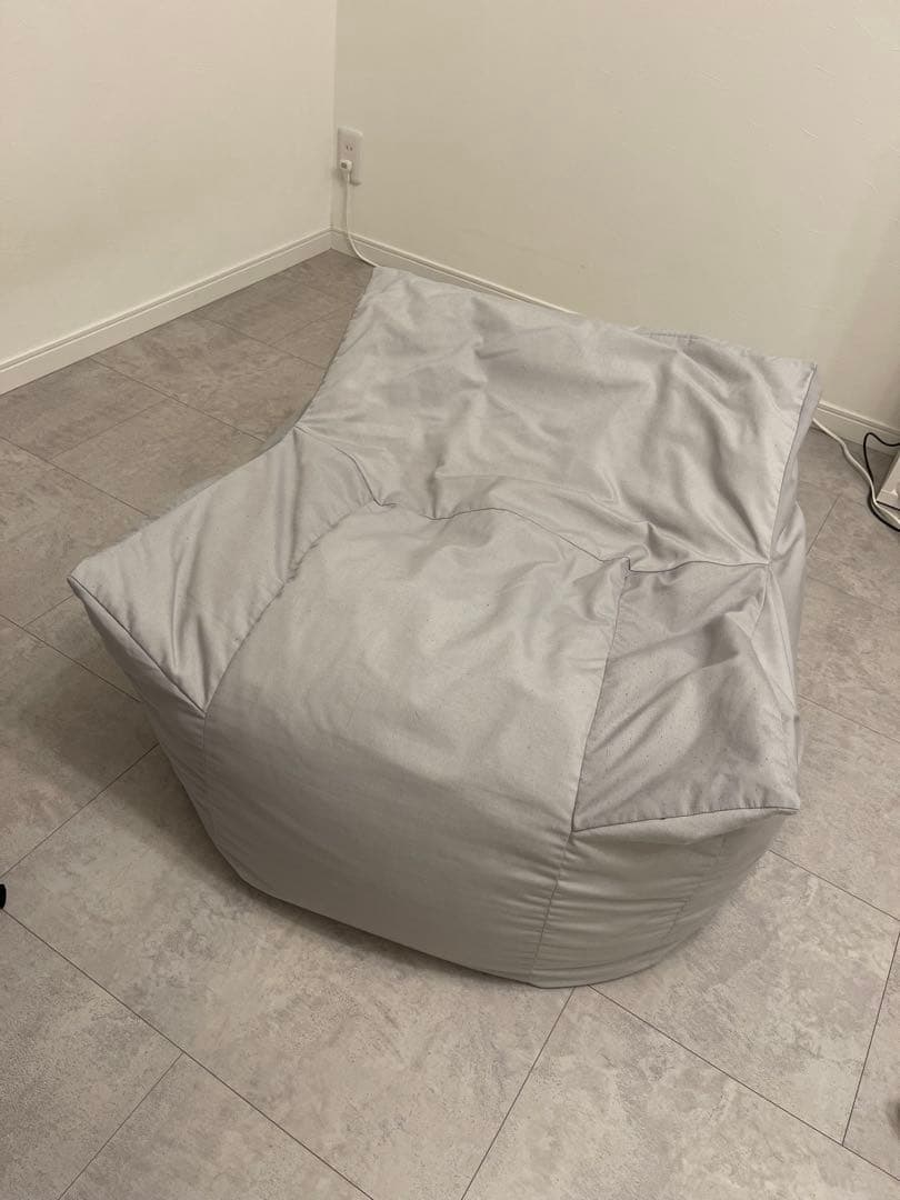 Francfranc ビーズクッション ルポゼ グレー