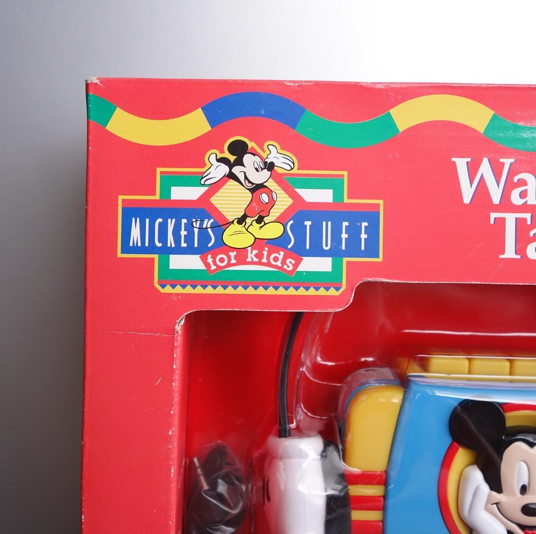 【未開封品】ディズニー レトロ ミッキー カセットテーププレーヤー ヘッドホン