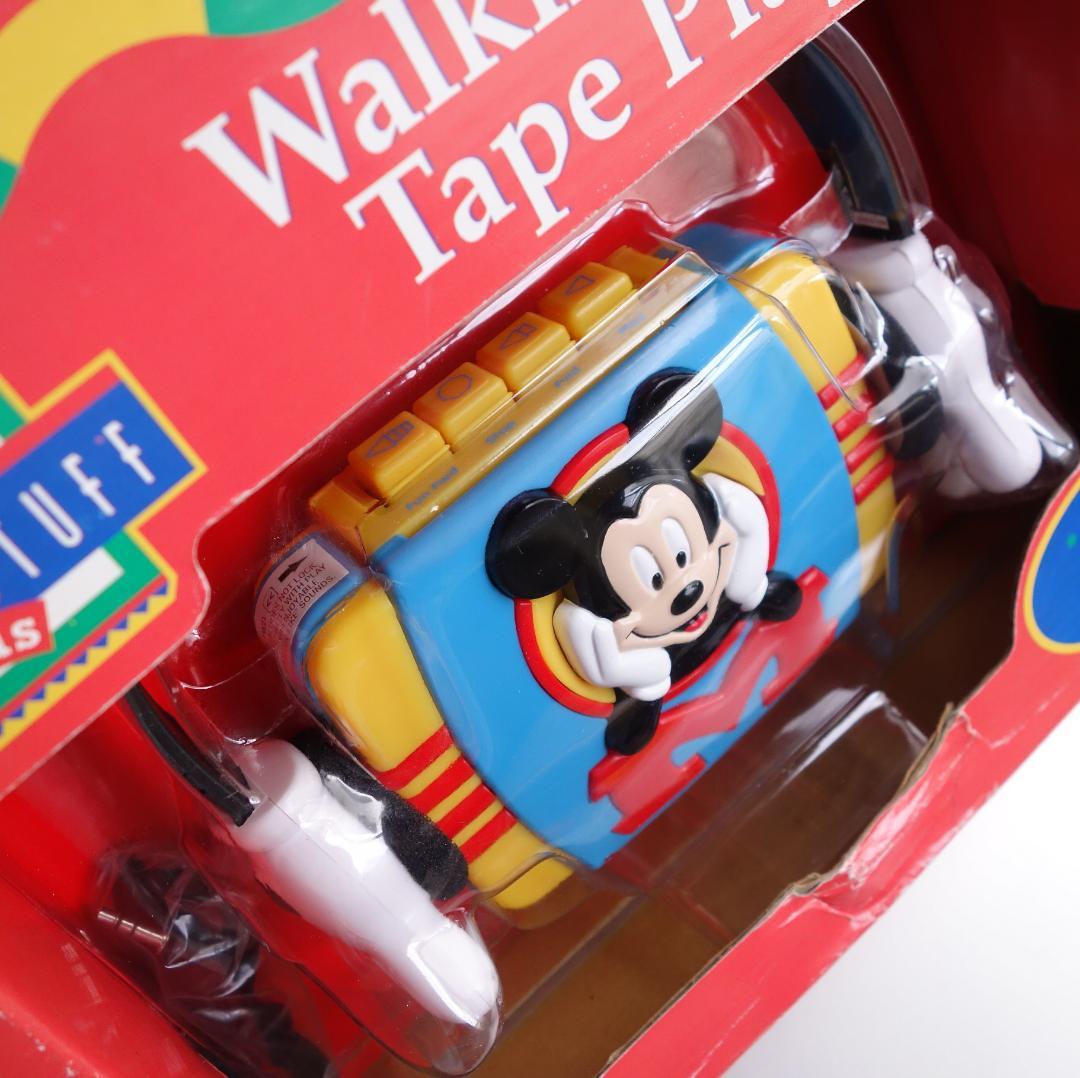 【未開封品】ディズニー レトロ ミッキー カセットテーププレーヤー ヘッドホン