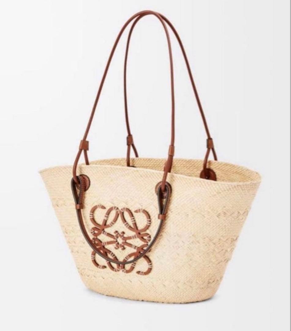 【エマ】LOEWE / ロエベ アナグラムバスケットバッグ　ミディアム