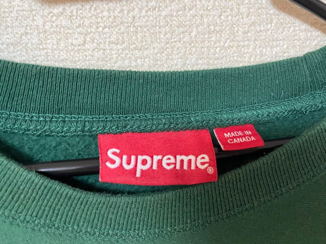 トップス Supreme Box Logo Crewneck Dark Pine