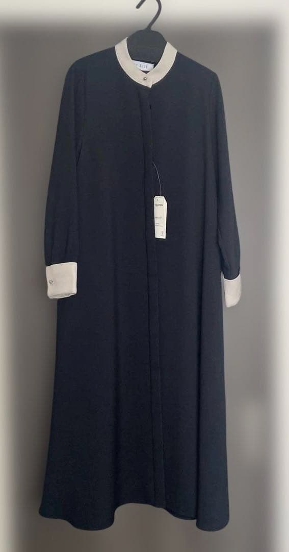 ダブルクロス Aライン シャツワンピース