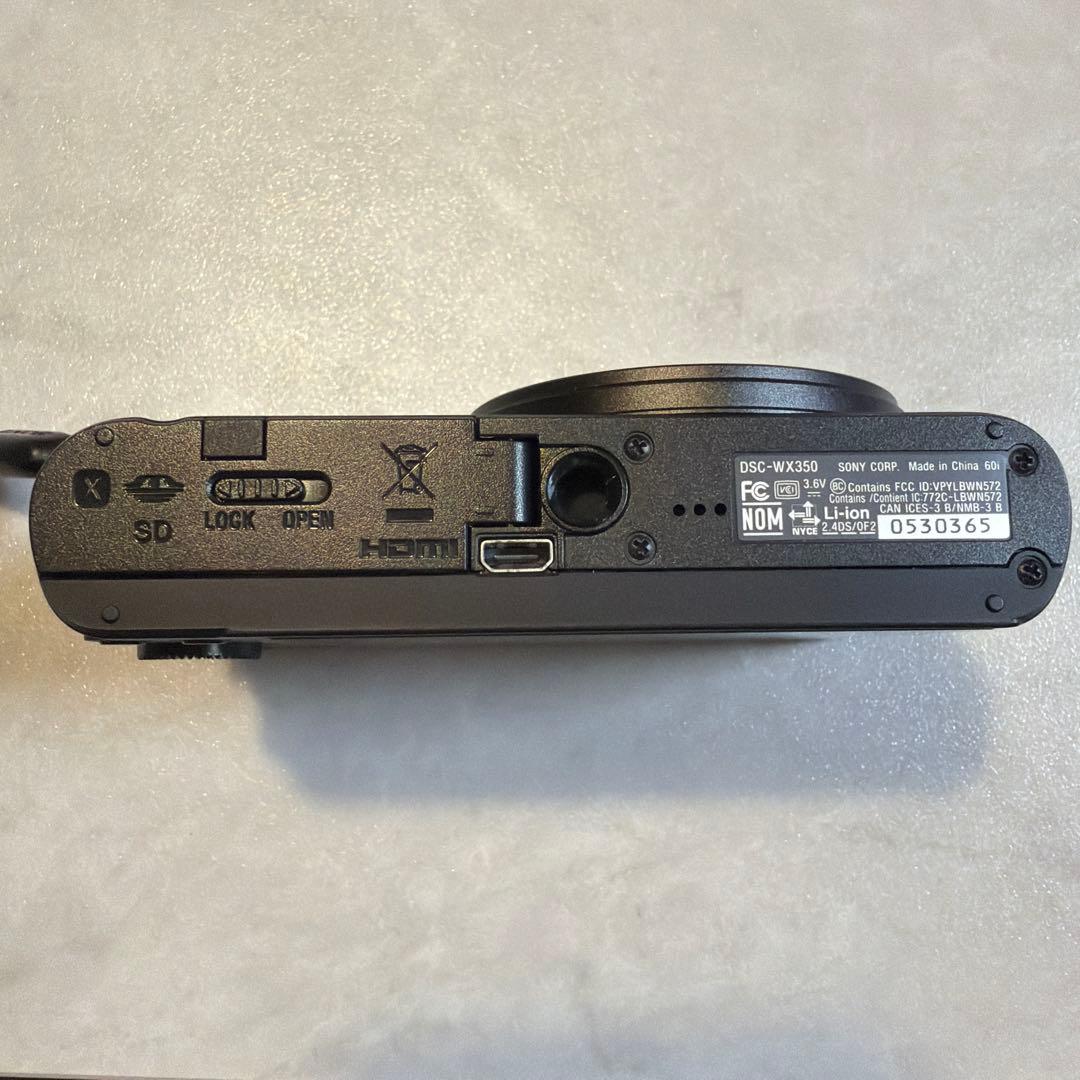 【美品】SONY ソニー DSC-WX350 ブラック