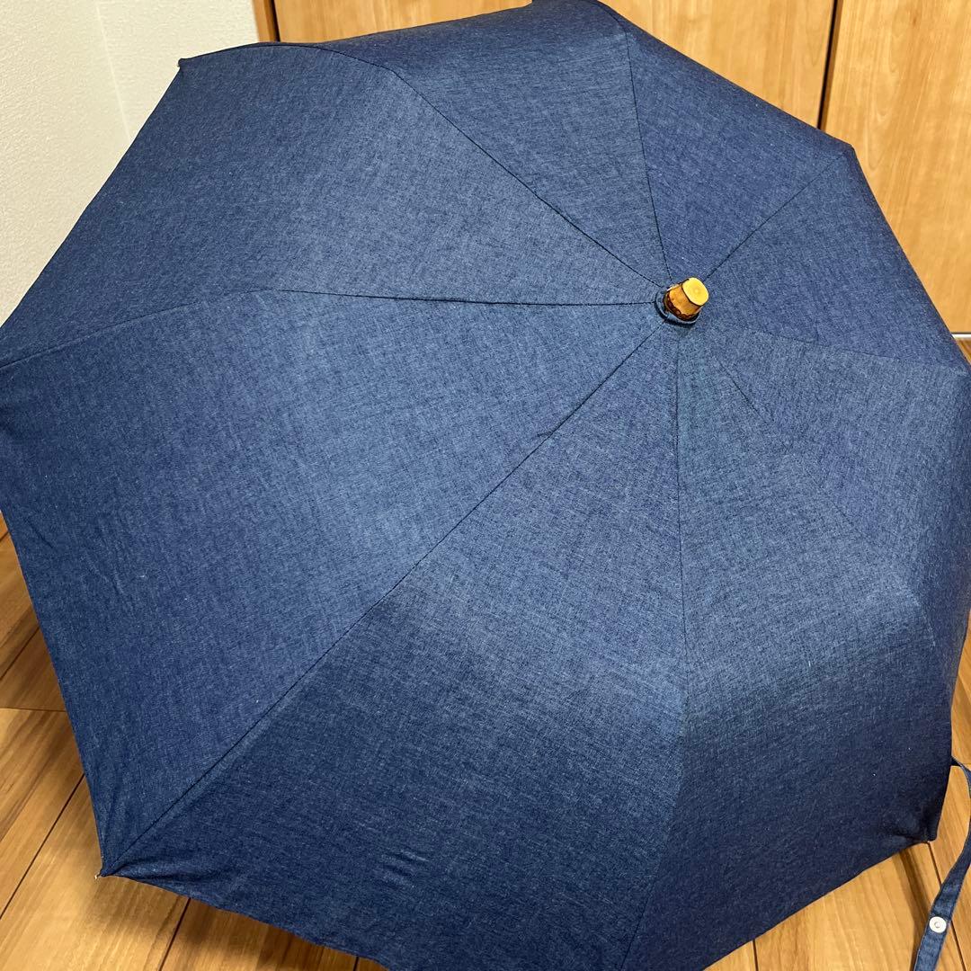 【美品】トラディショナルウェザーウェア 日傘　デニム