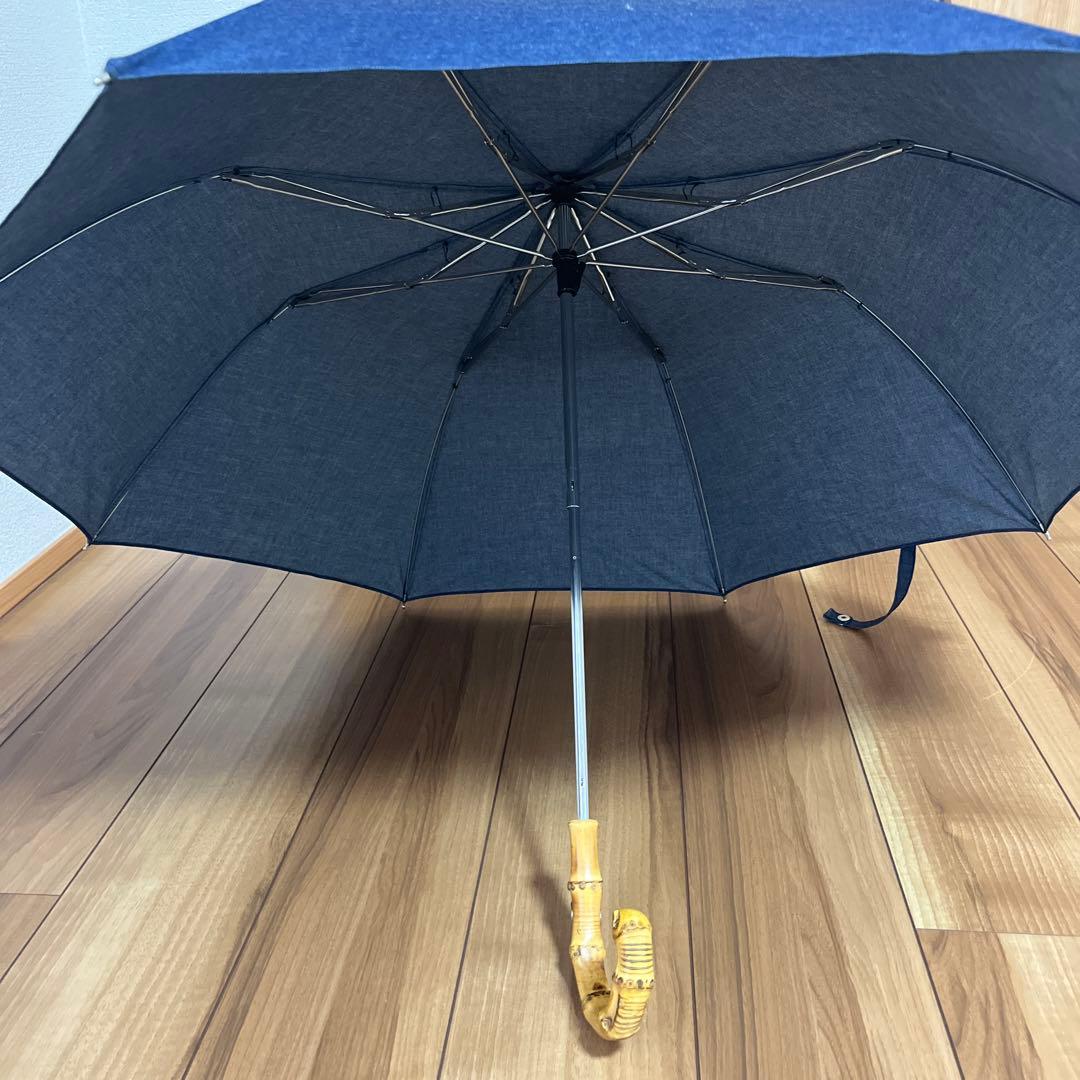 【美品】トラディショナルウェザーウェア 日傘　デニム