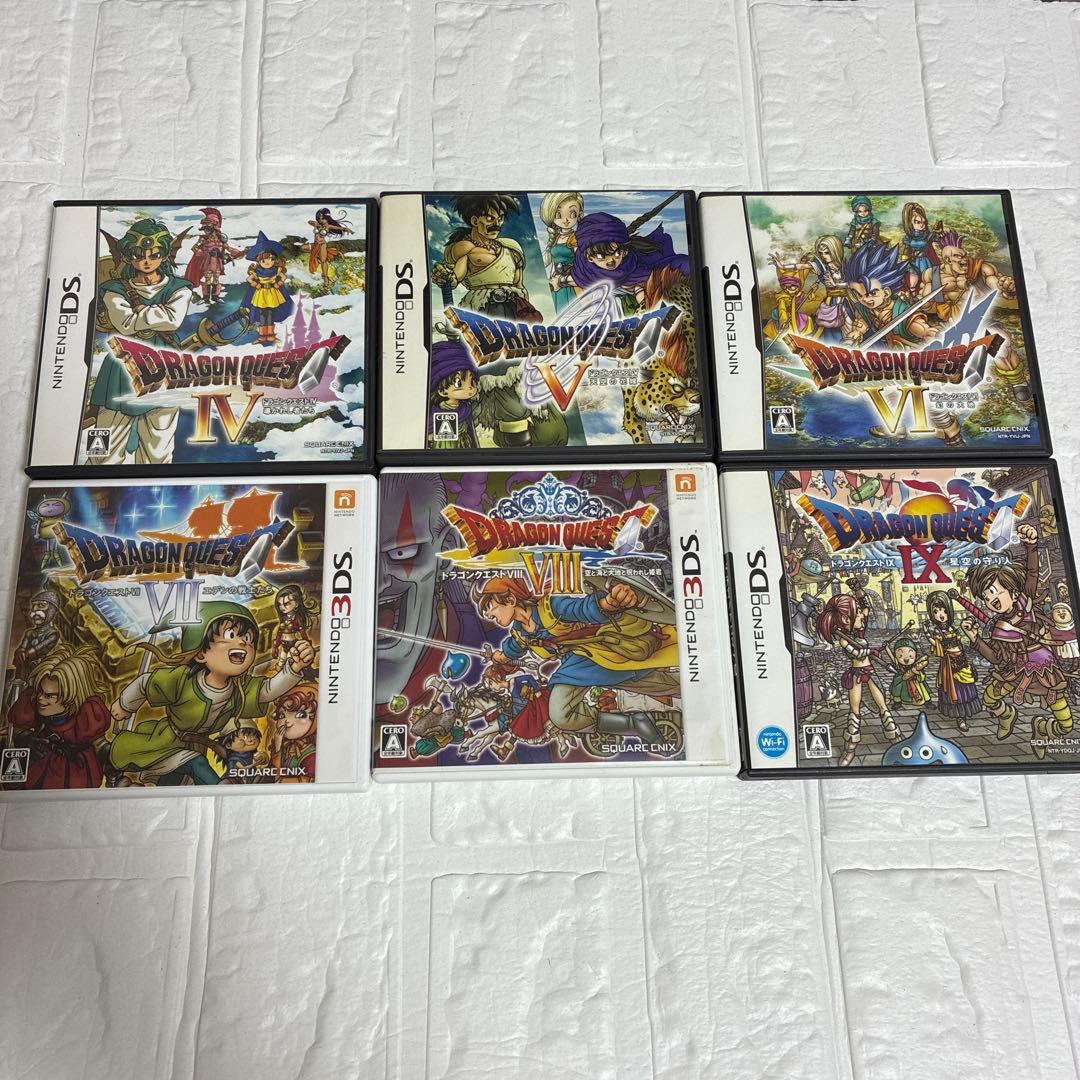 【中古】Nintendo DS 3DSドラゴンクエスト4＆5＆6＆7＆8＆9