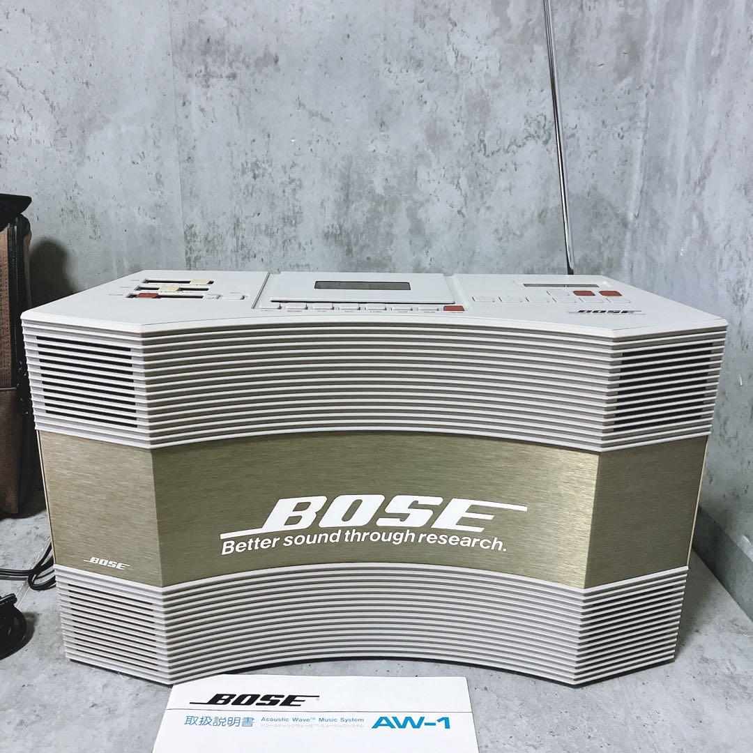 【良品】BOSE ラジオ カセットAW-1 各種動作確認済み