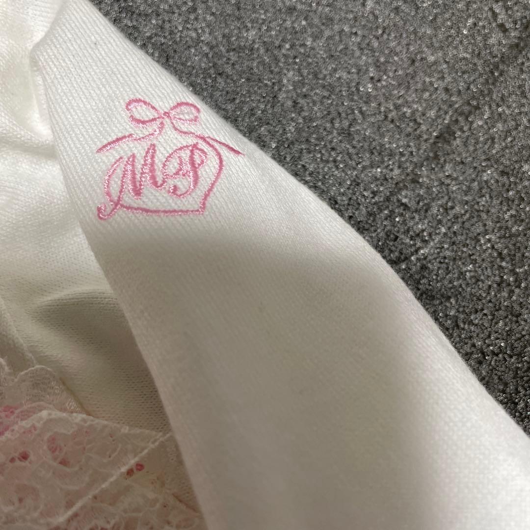 新品タグ付❤️メゾピアノ❤️レースとフリルの可愛いワンピース＆ブルマ80