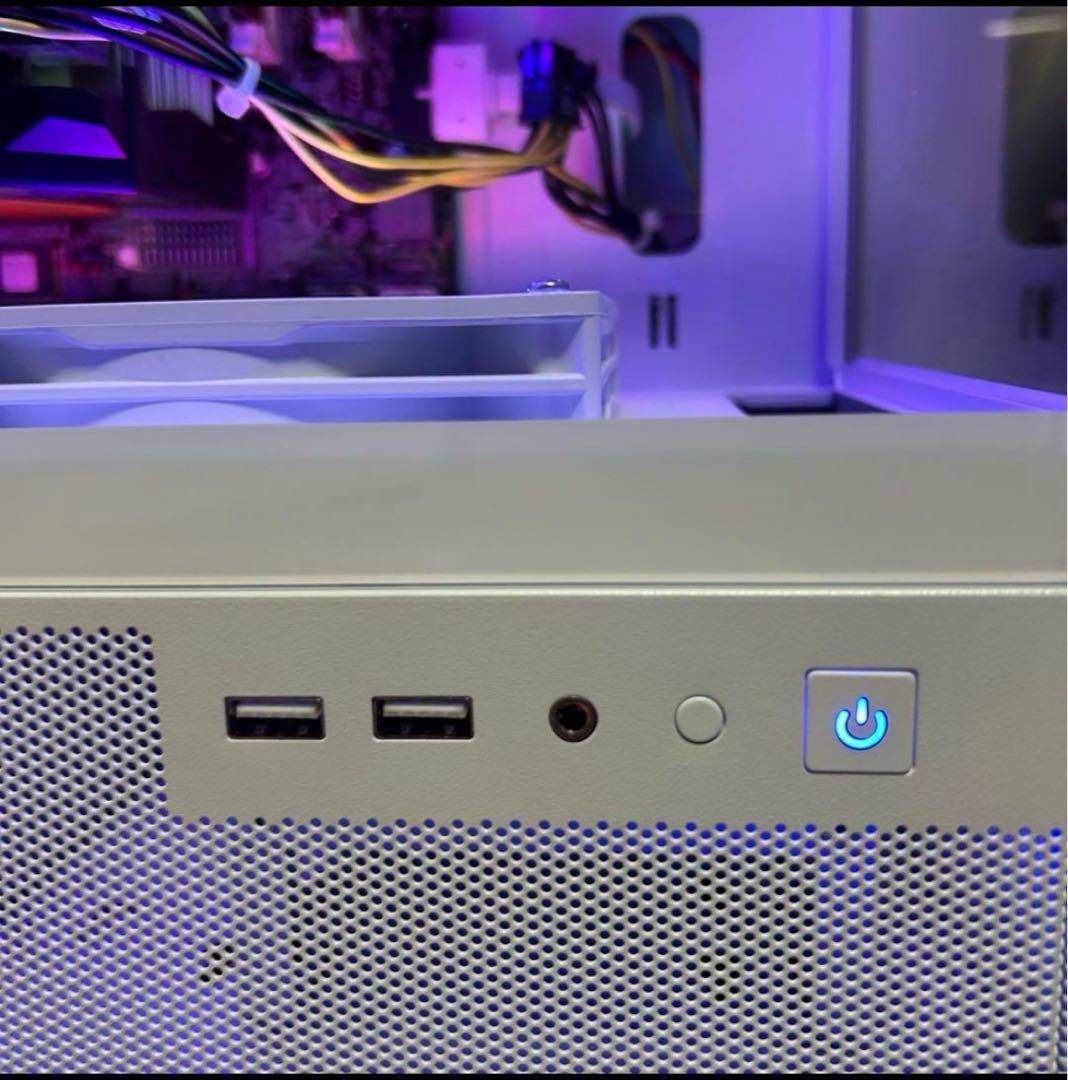 白 自作ゲーミングPC GTX1060 i7 FPSゲームプレイ可