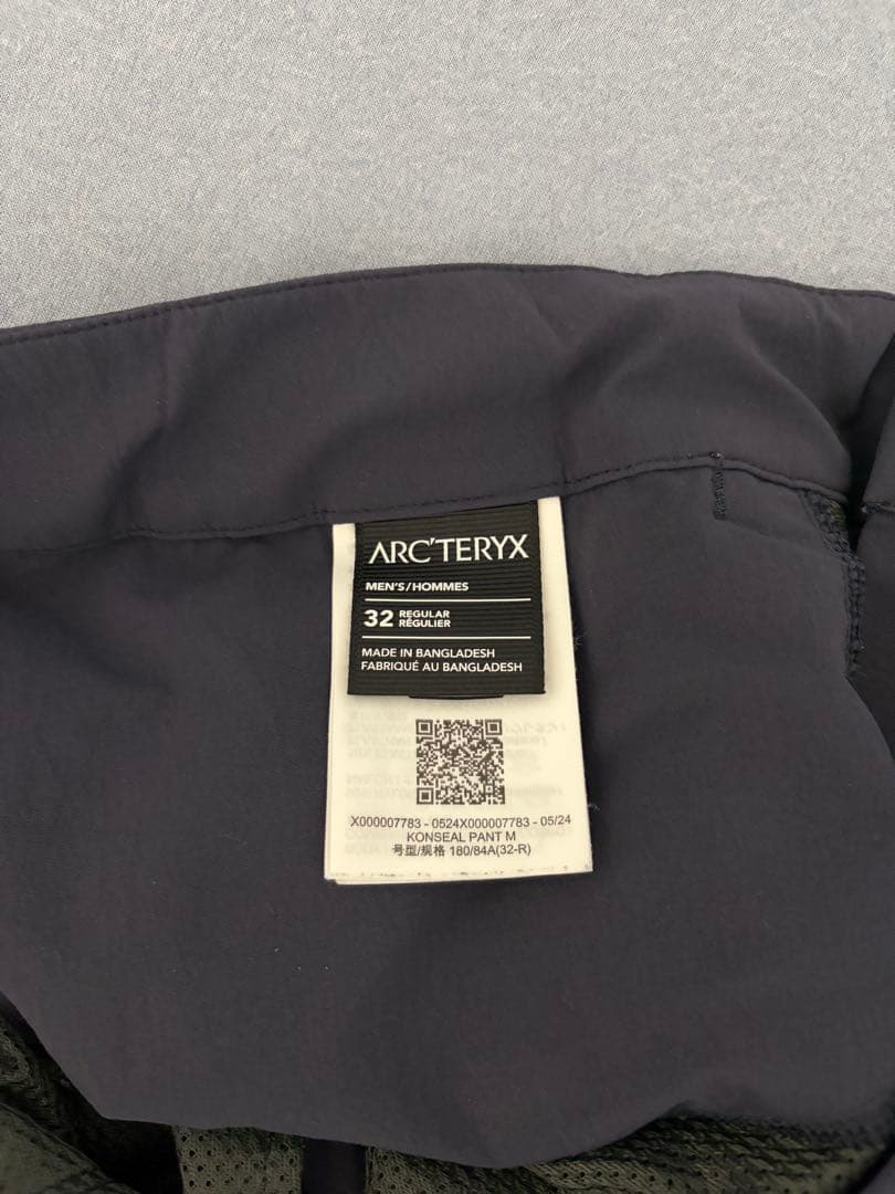 アークテリクス コンシール パンツ 32-R ブラックサファイア
