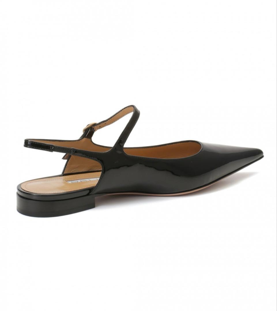 新品　PELLICO CUORE バックスリングパンプス　35