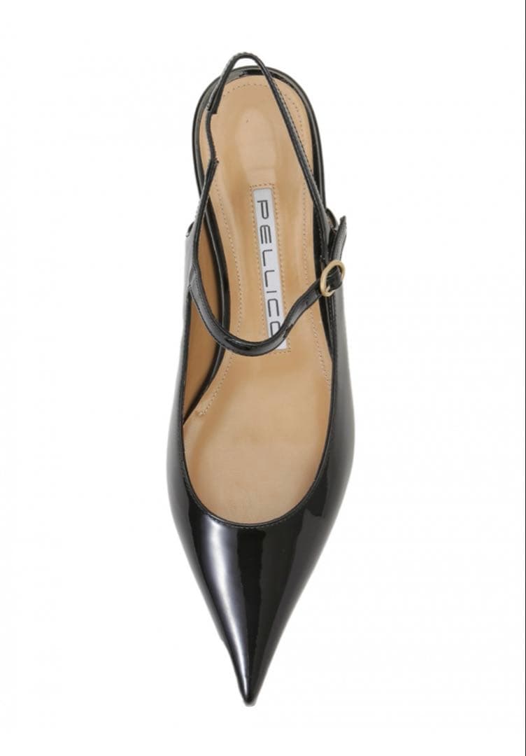 新品　PELLICO CUORE バックスリングパンプス　35