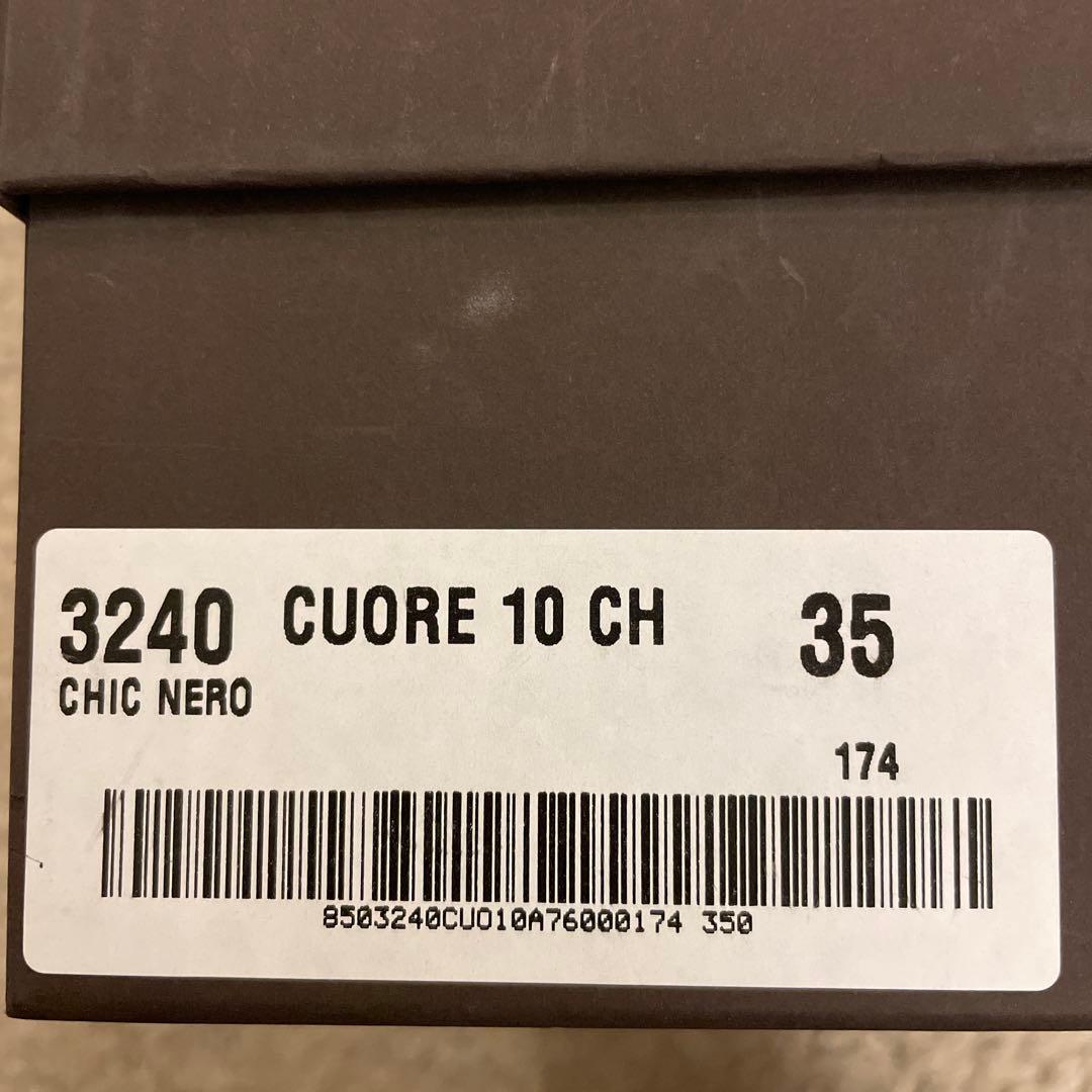 新品　PELLICO CUORE バックスリングパンプス　35