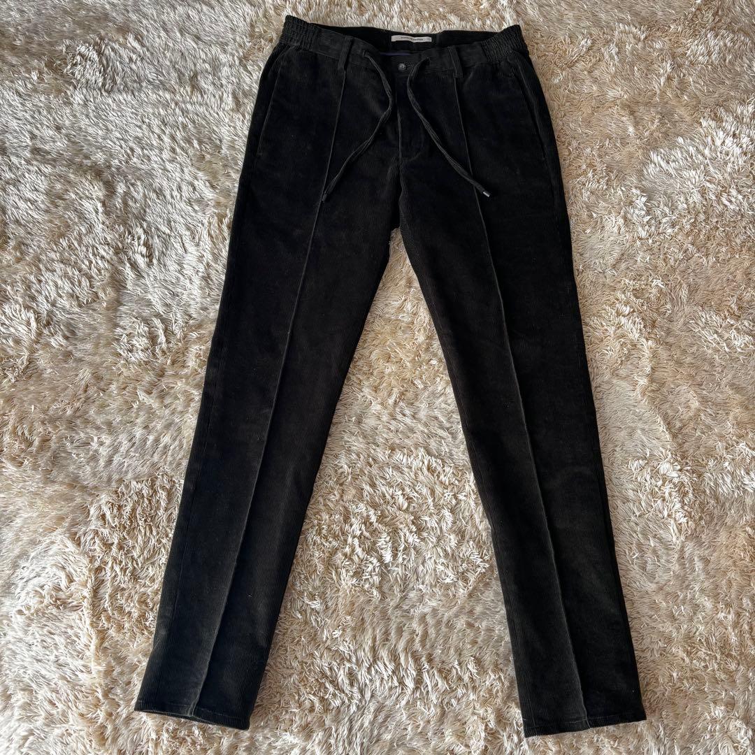 【美品】ジャブスアルキヴィオ マサッチョ コーデュロイブラック 永久クリース46