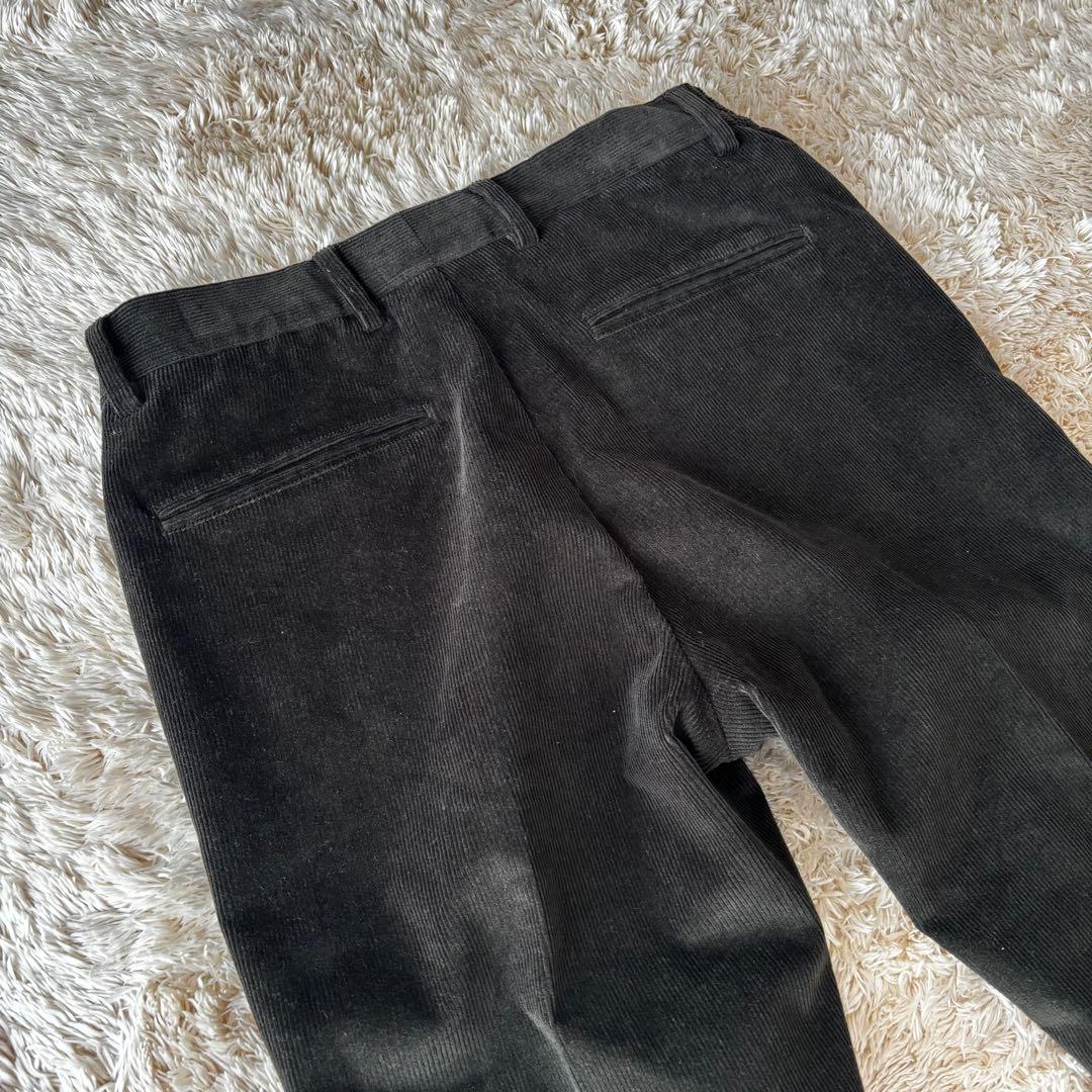 【美品】ジャブスアルキヴィオ マサッチョ コーデュロイブラック 永久クリース46