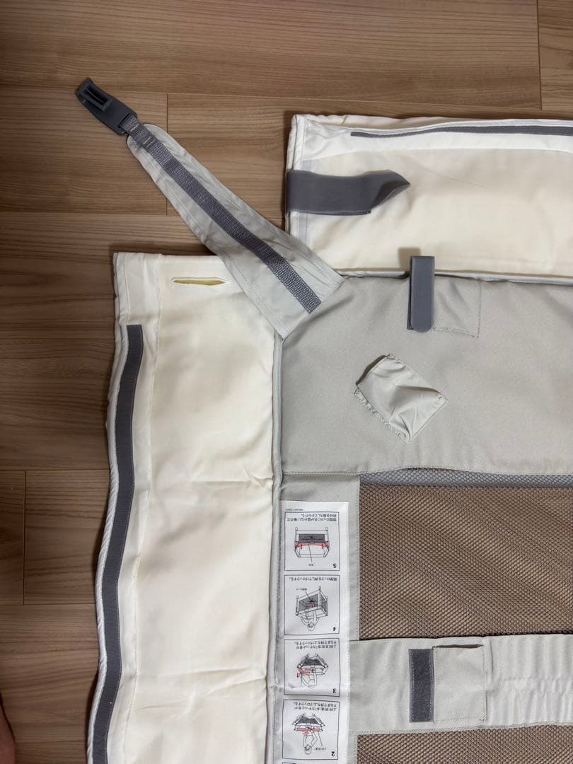 【良品格安】Aprica ベビーベッド ココネルエアー AB グレーベアー