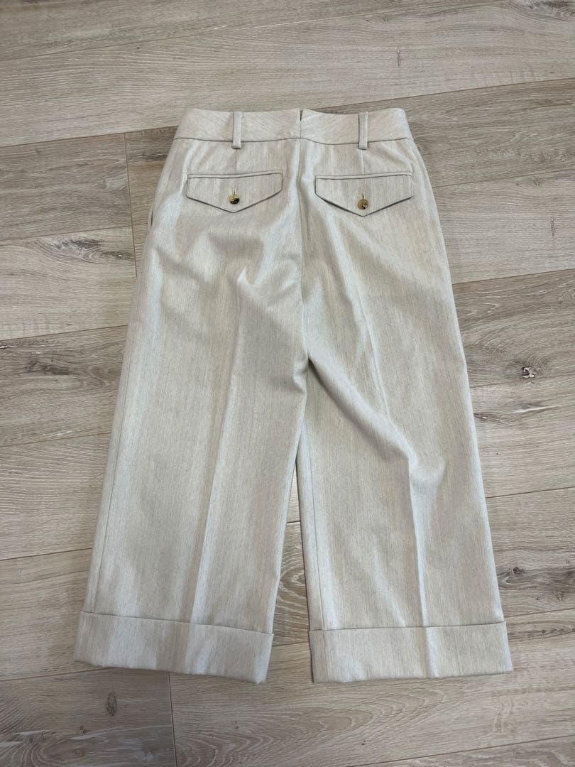 マーガレットハウエル　ワイドトラウザーズ　ウールカシミア　サイズ1