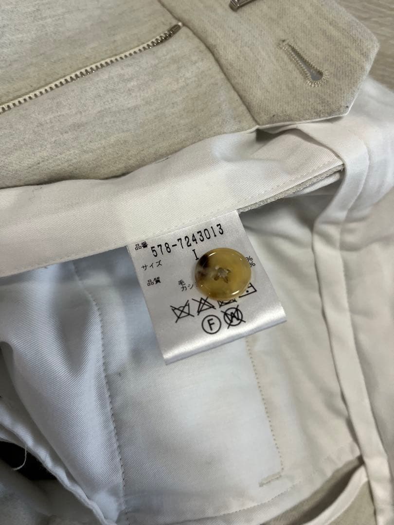 マーガレットハウエル　ワイドトラウザーズ　ウールカシミア　サイズ1