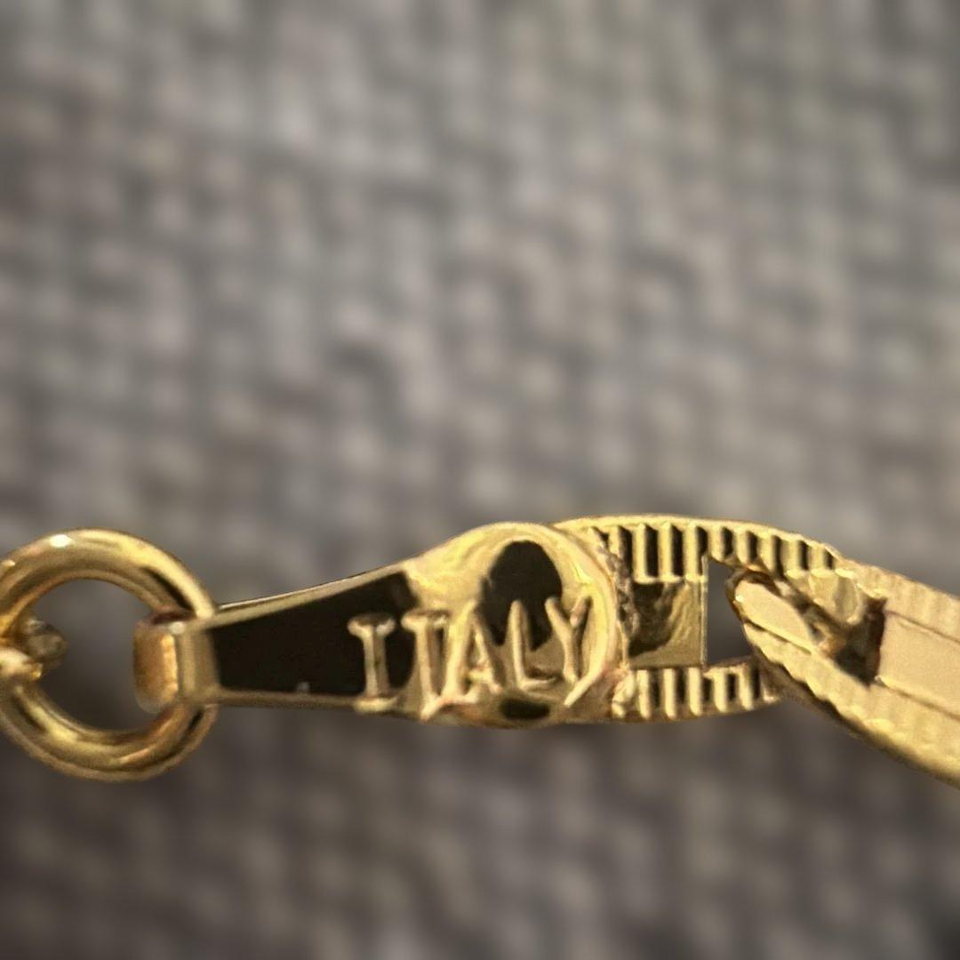 遺品整理　ゴールドネックレスItaly 750刻印