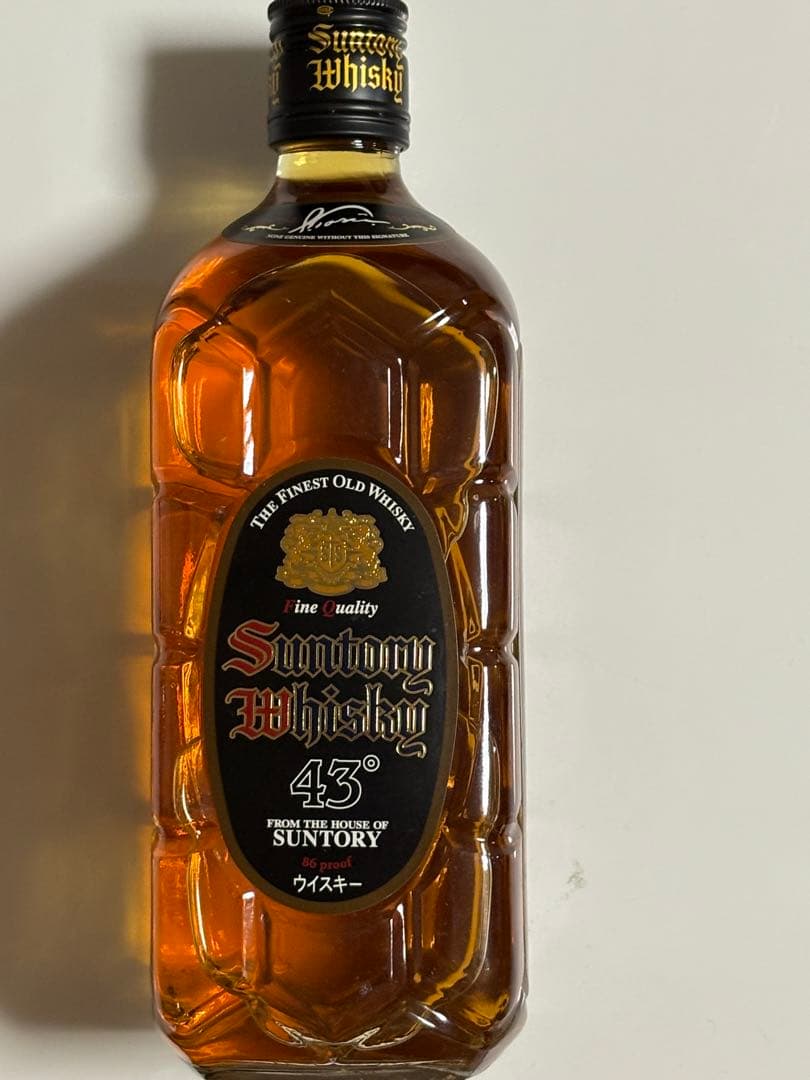 サントリー 黒角瓶 700ml 43% 未開栓 終売品