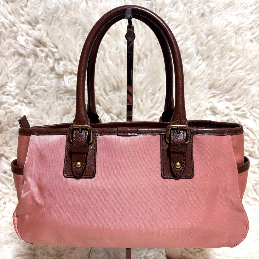 【極美品】バーバリーブルーレーベル　ハンドバッグ　レザー　スタッズ　稀少