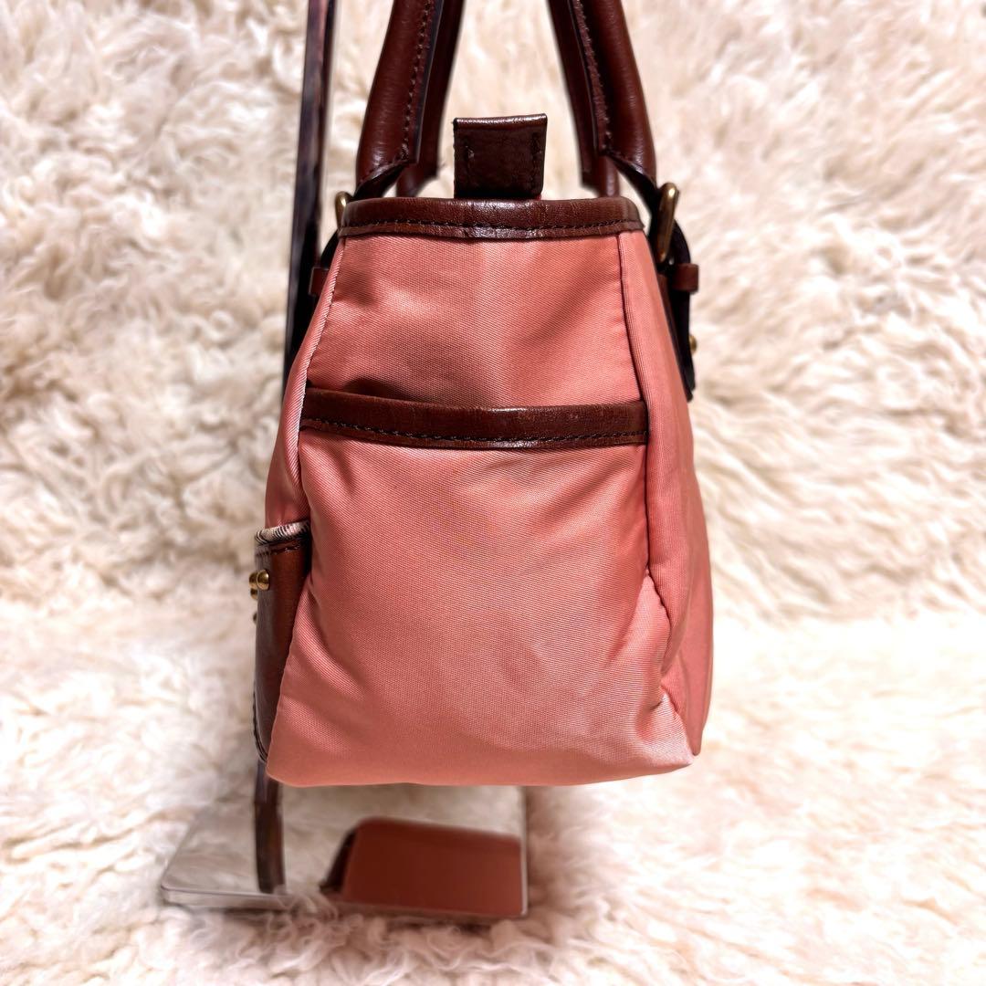 【極美品】バーバリーブルーレーベル　ハンドバッグ　レザー　スタッズ　稀少