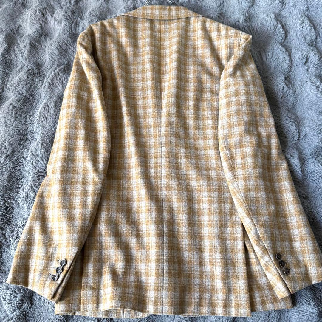 CEEKAYさまRING JACKET イエロー チェック テーラードジャケット