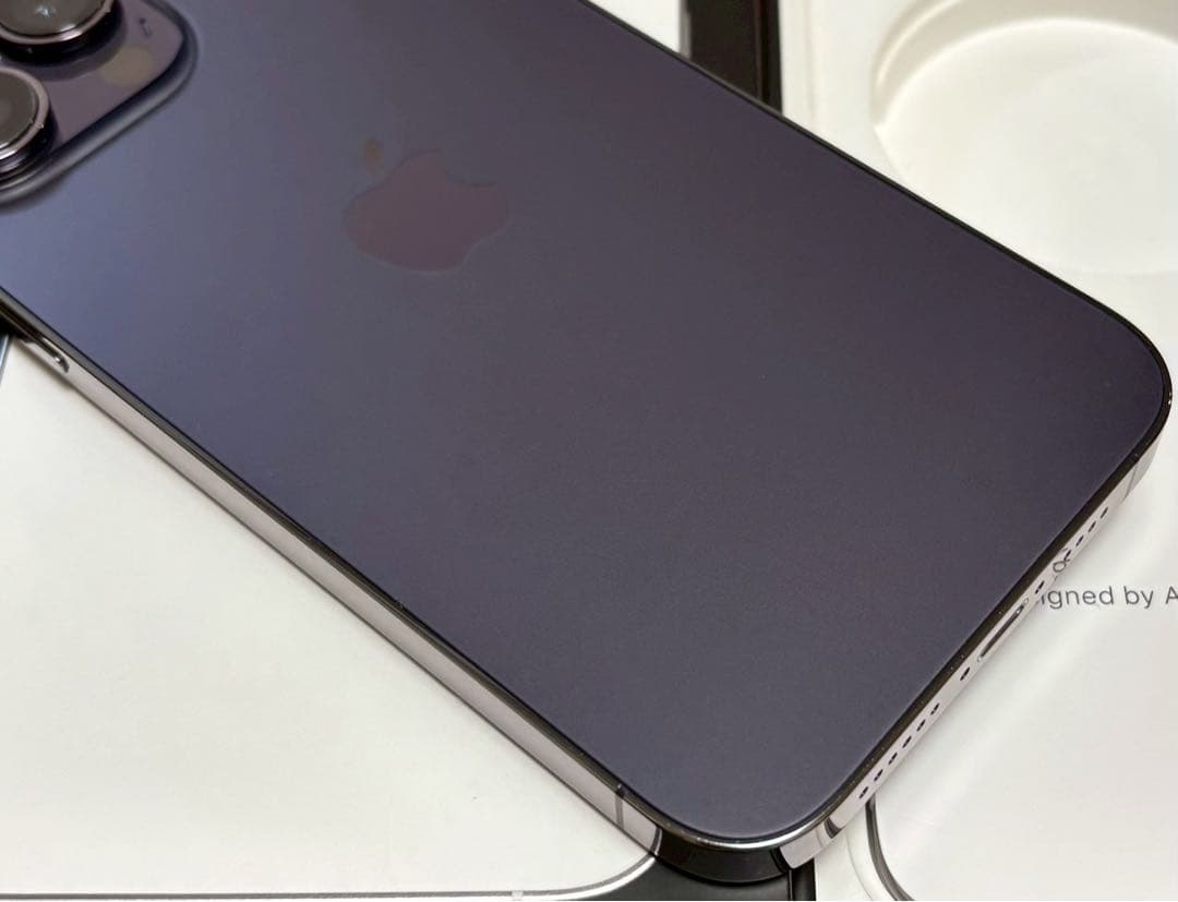 【極美品】iPhone 14 PRO MAX 256GB ディープパープル　本体