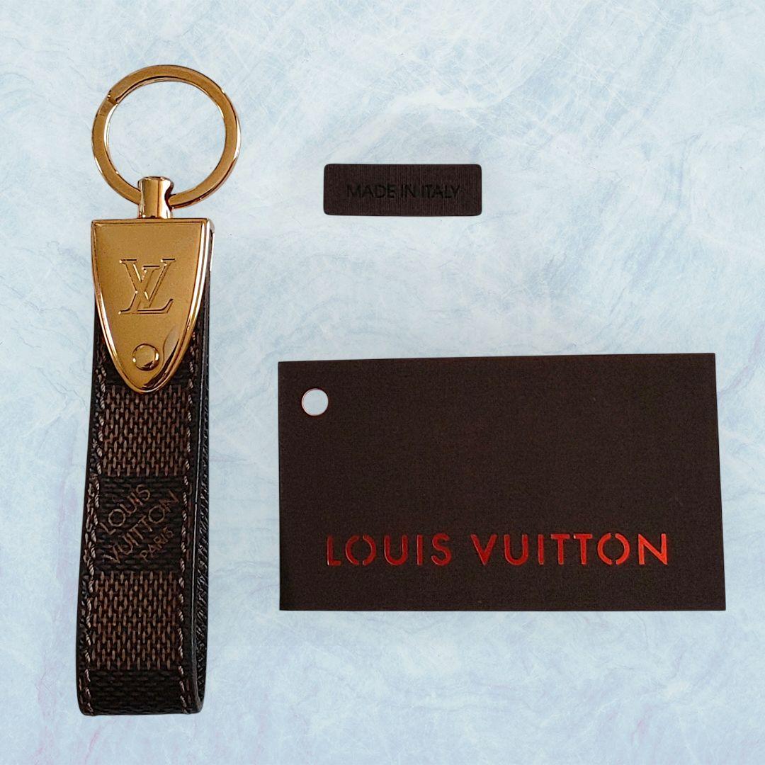 LOUIS VUITTON ポルトクレドラゴンヌ エベヌ ダミエ キーホルダー