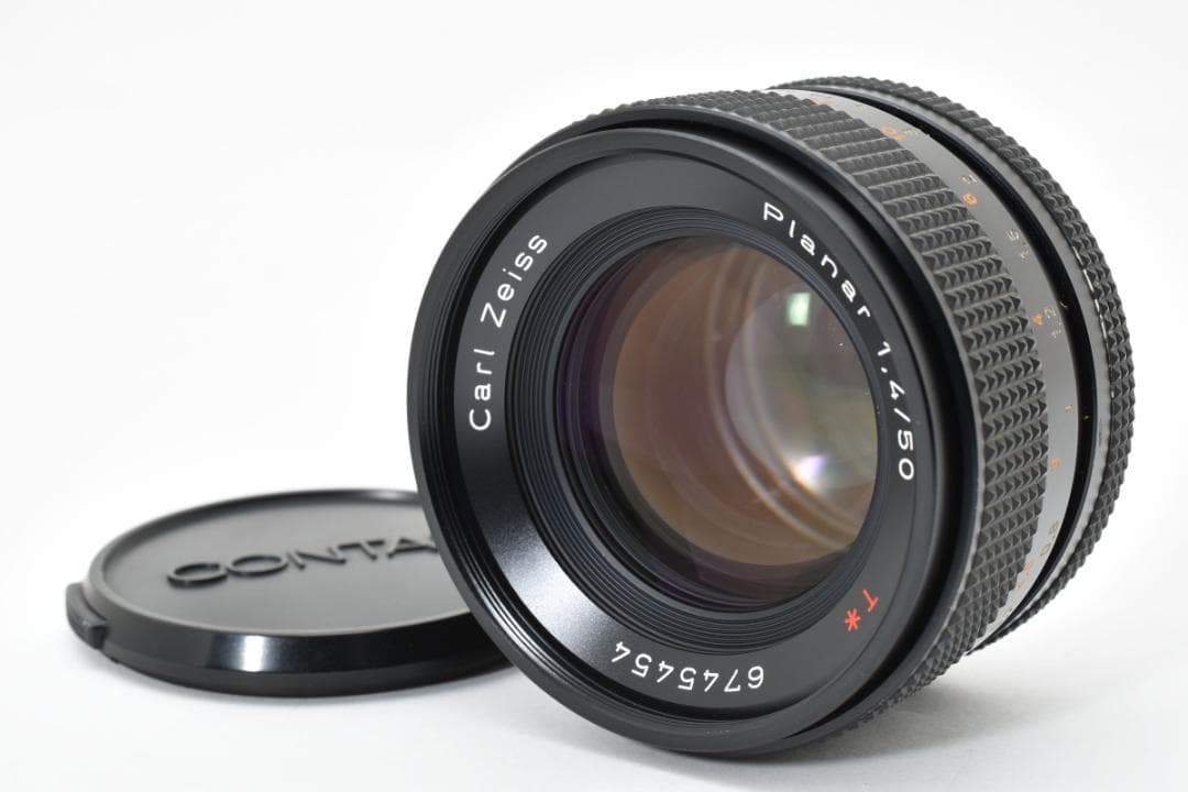 動確済 美品 CONTAX Planar 50mm f/1.4 AEJ #240