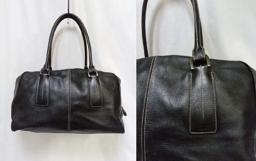 TOD'S☆トッズ レザー ボストンバッグ