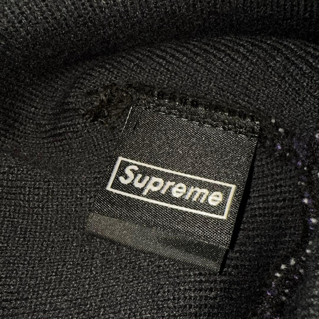 帽子 Supreme New Era Accent Beanie Navy FW24
