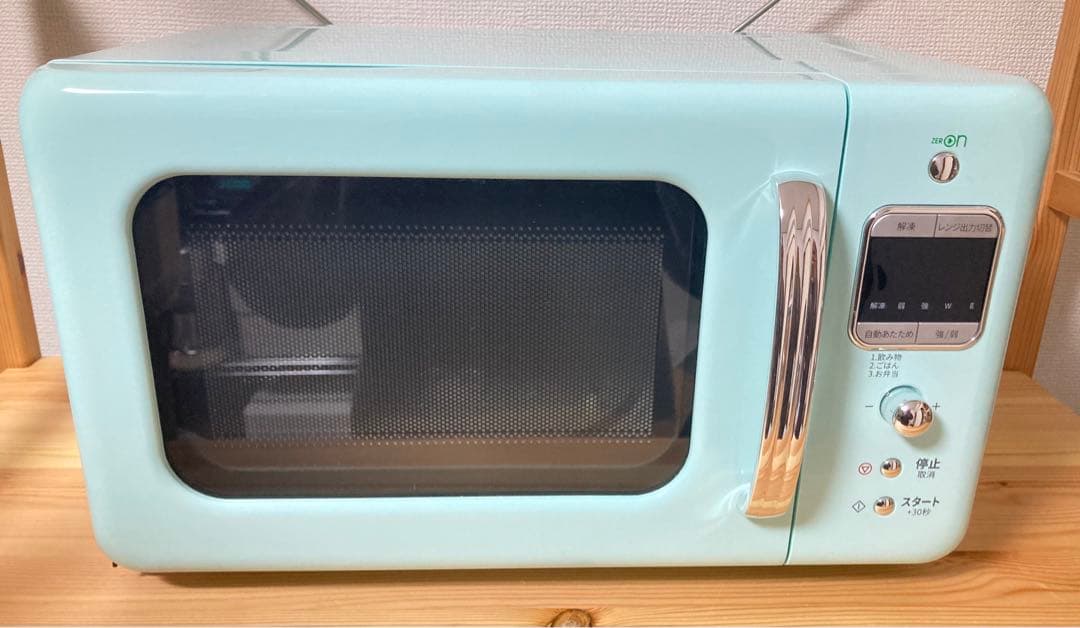 ☆美品 レア daewoo 電子レンジ レトロ DM-E25AM ミント ダイウ