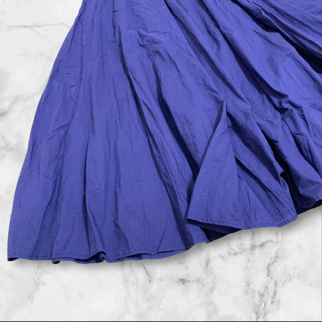 【超人気モデル⭐︎】マリハ 月の夢のドレス ワンピース コットン 38 紺