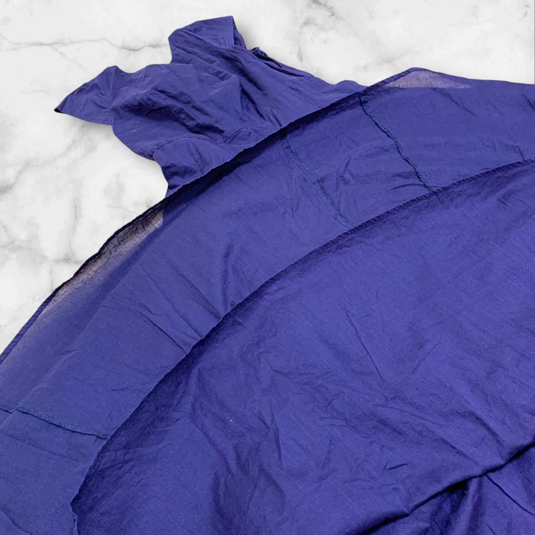 【超人気モデル⭐︎】マリハ 月の夢のドレス ワンピース コットン 38 紺