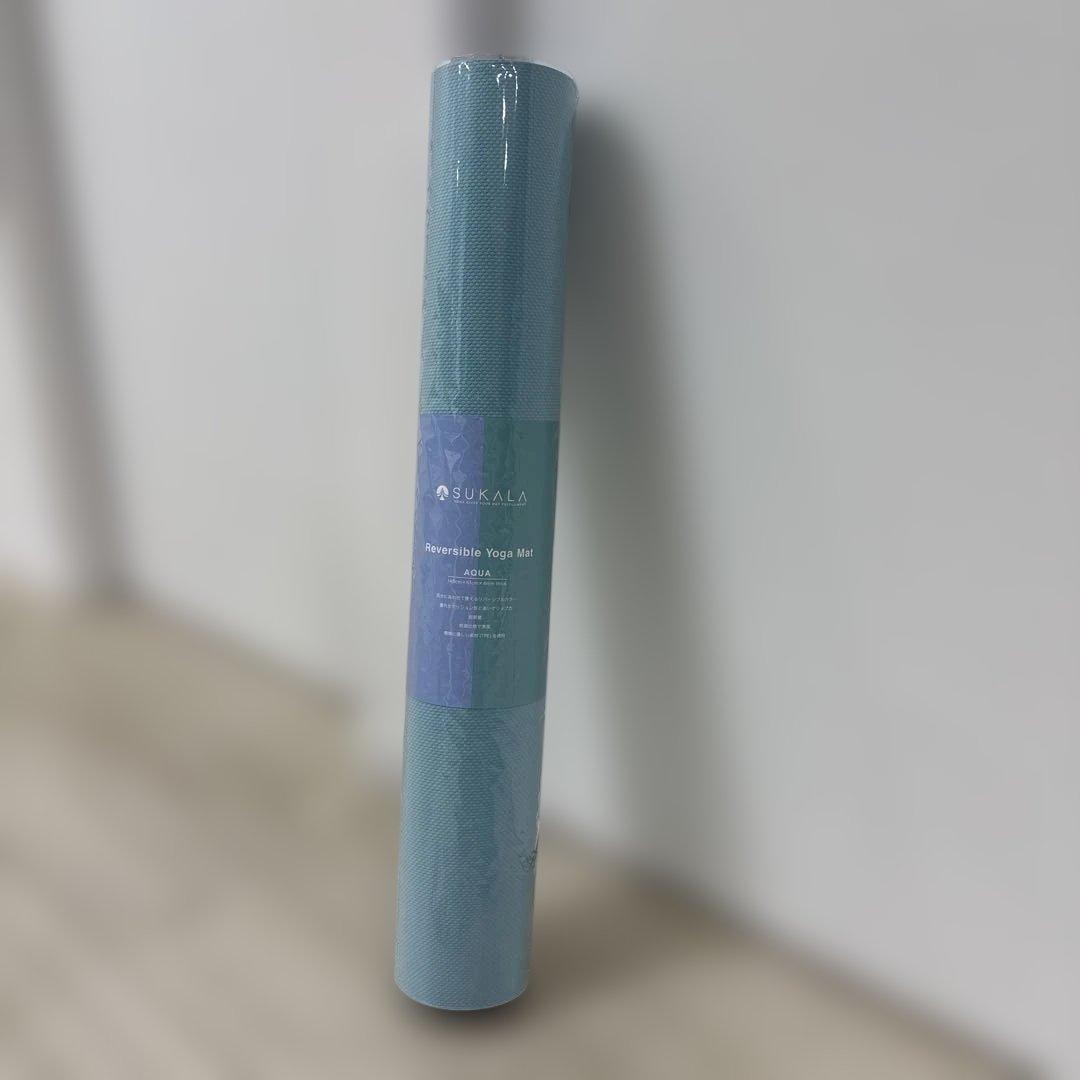 ラバ店舗購入　SUKALA リバーシブルヨガマットAqua