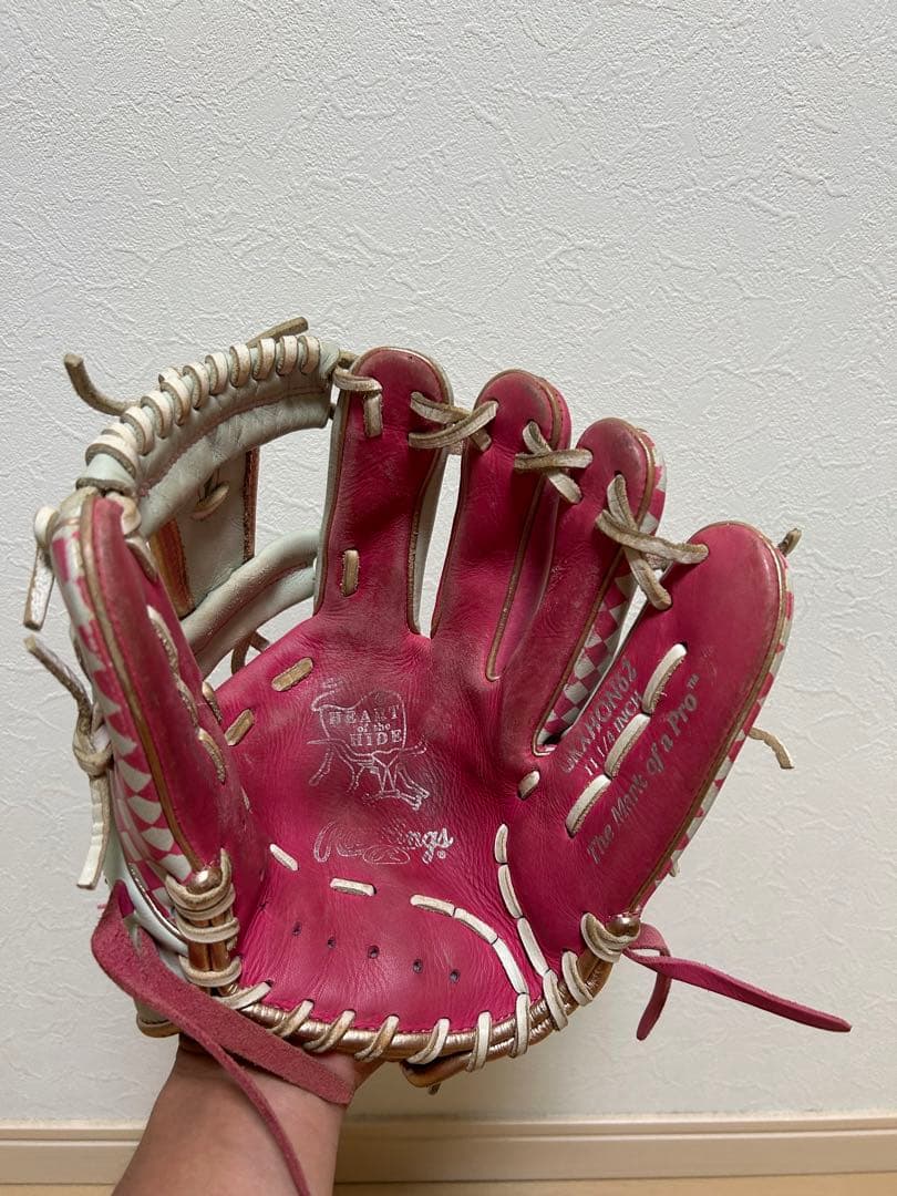 Rawlings 軟式グローブ ピンク