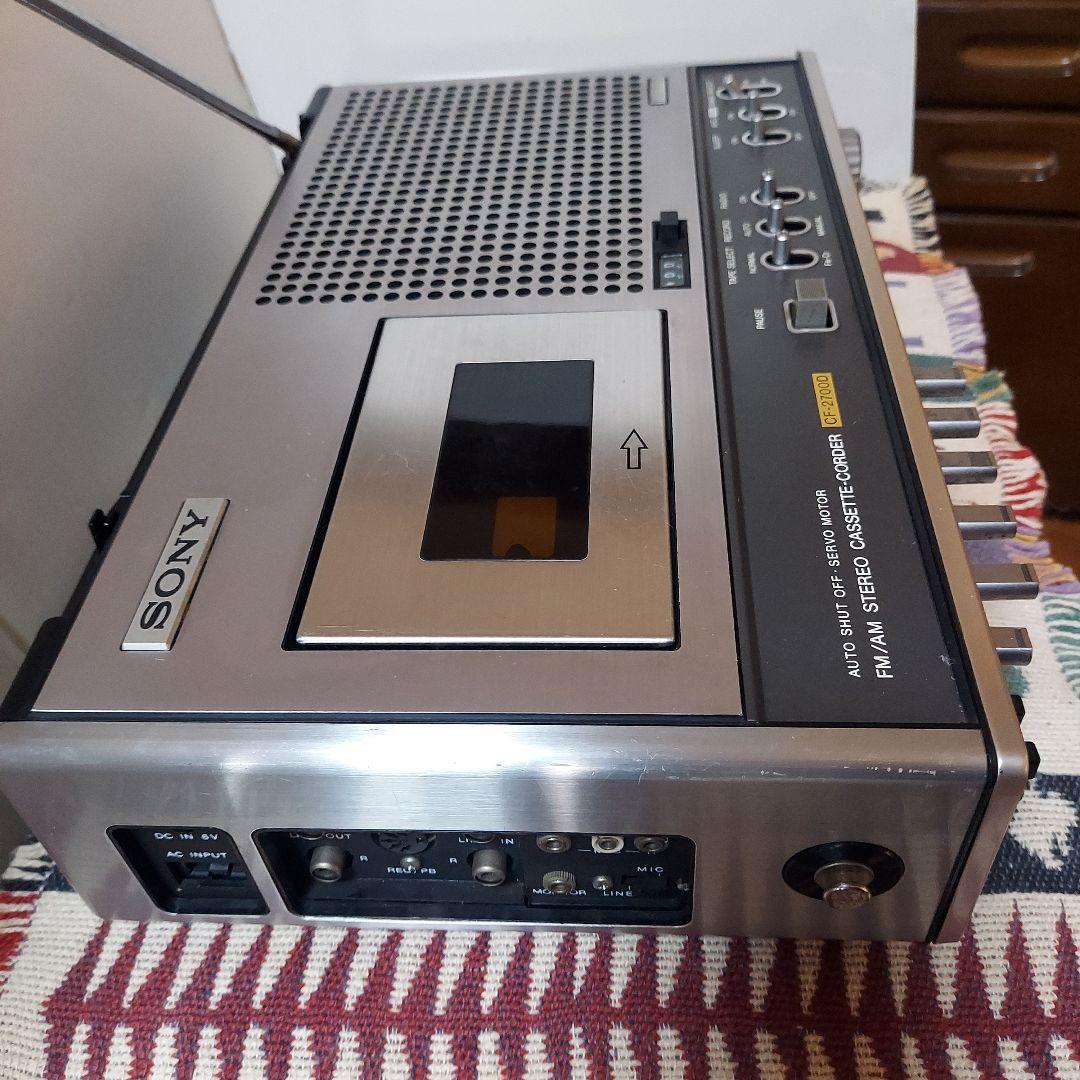 SONY CF-2700D ステレオカセットコーダーデンスケ希少品