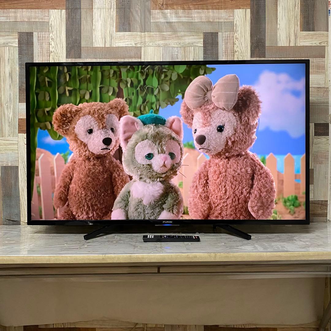 全国送料込❣️フナイ55型4K録画機能1TB付Androidテレビネット動画視聴